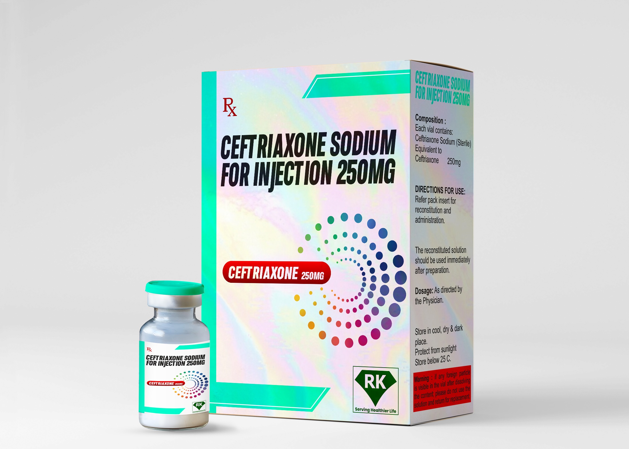 Ceftriaxone Sodium for Injection 250mg